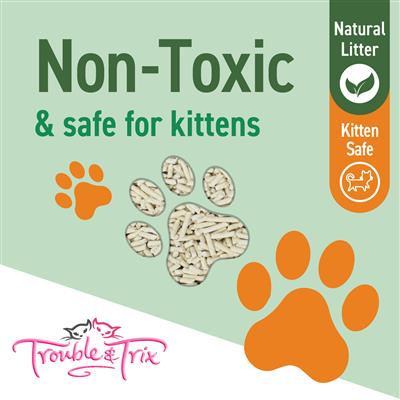 Trouble and Trix Natural Cat Litter Pellets - Image 5