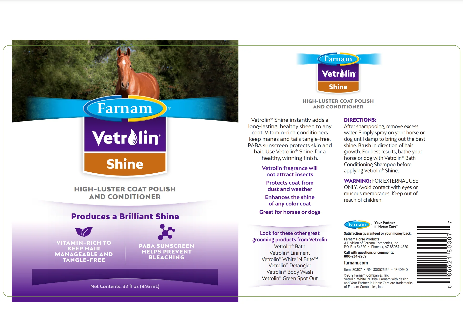 Vetrolin Shine High Luster Coat Polish & Conditioner - Image 2