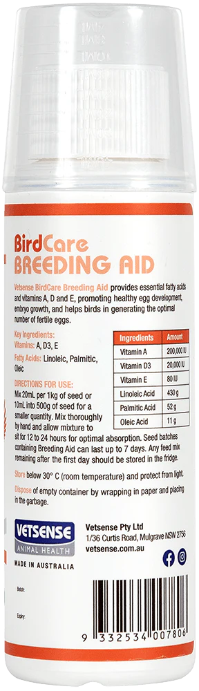 Vetsense Birdcare Breeding Aid Liquid - Image 2
