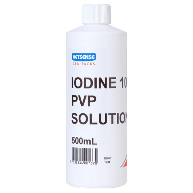 Vetsense Gen Pack Iodine 10% PVP Solution - Image 2