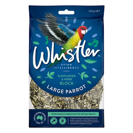 Whistler Large Parrot Block Sunflower Herb - Image 4