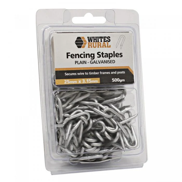 Whites Rural Fencing Staples - Galvanised 25x3.15mm - Image 2