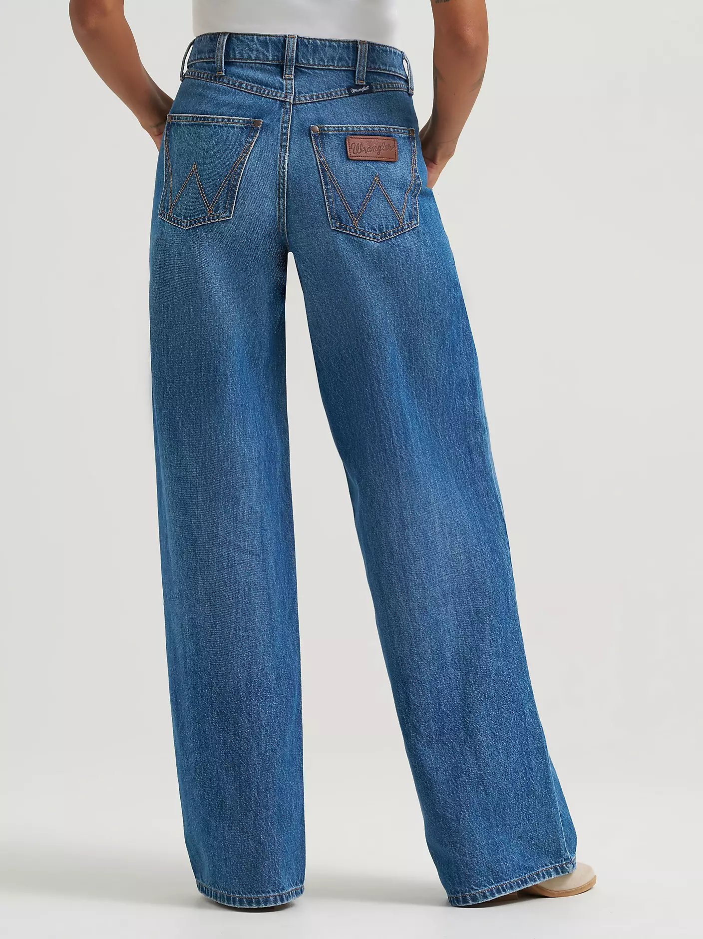 Wrangler Retro Bailey Hi Rise Wide Leg Jean - Image 2