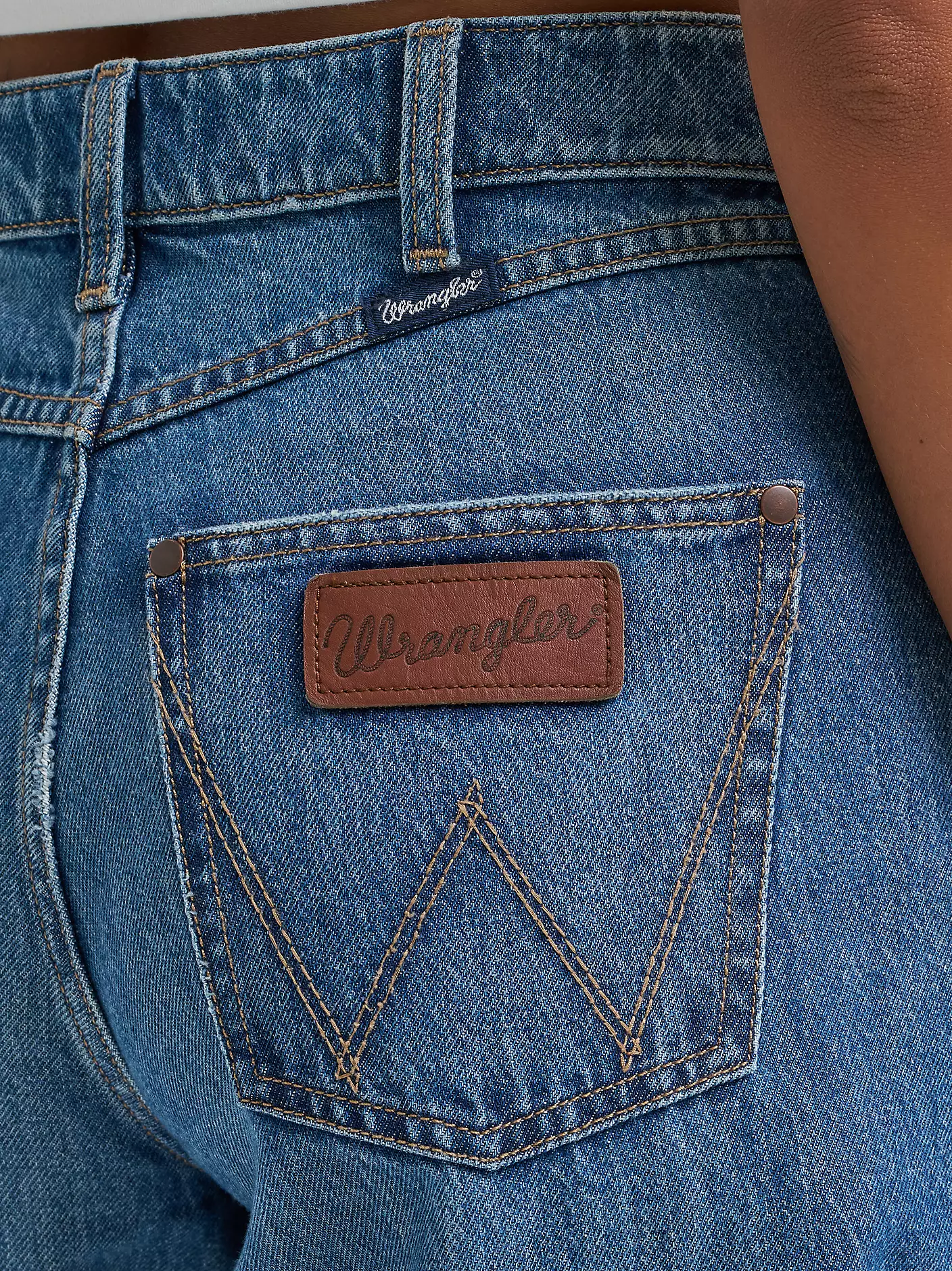 Wrangler Retro Bailey Hi Rise Wide Leg Jean - Image 4