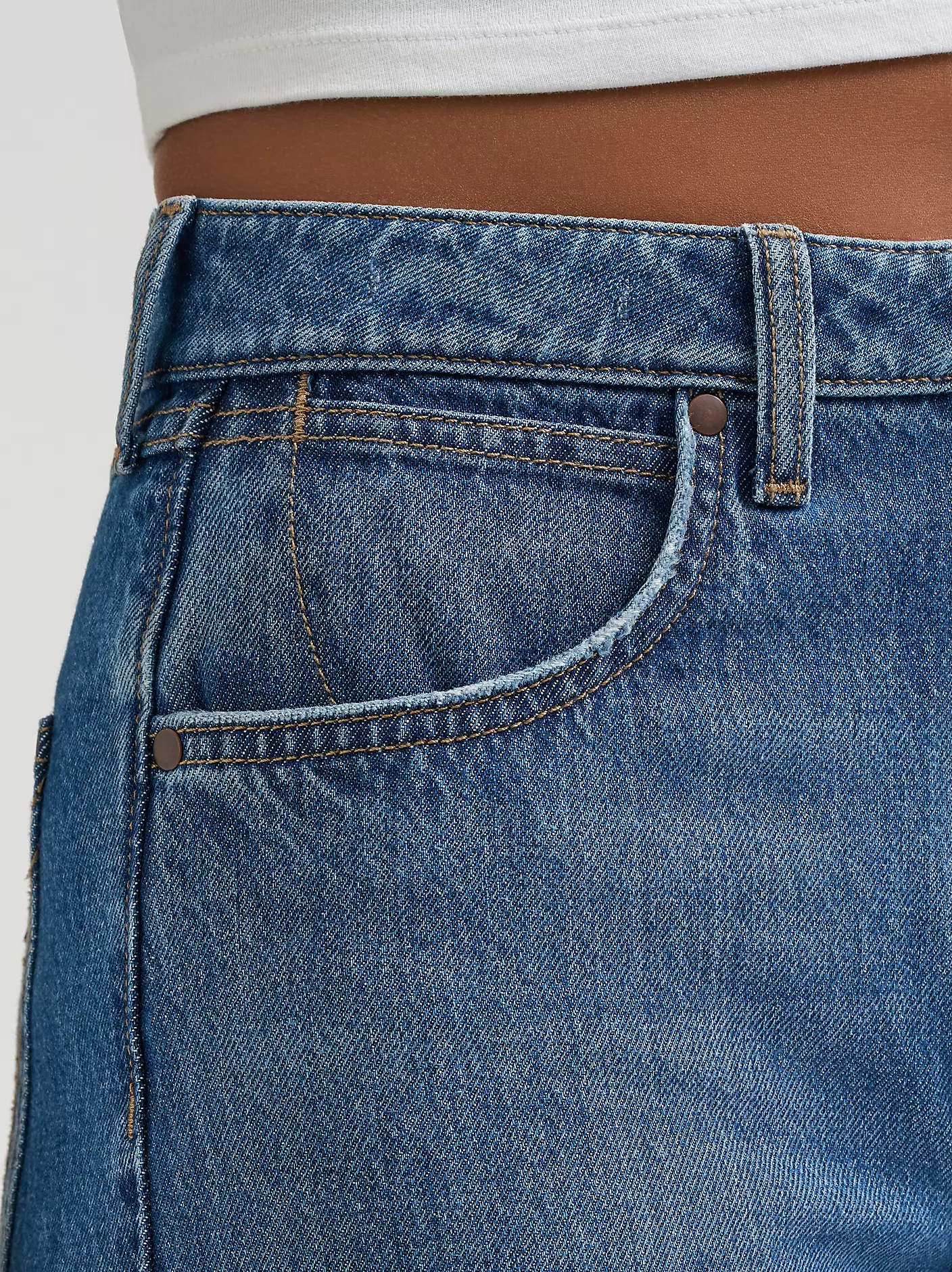 Wrangler Retro Bailey Hi Rise Wide Leg Jean - Image 5