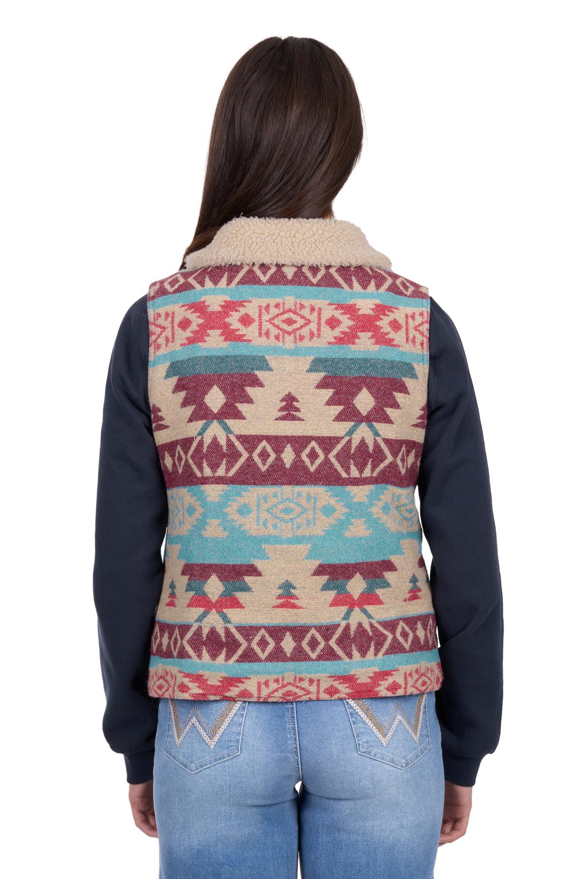 Wrangler Womens Dixie Denim Reversible Vest - Image 3