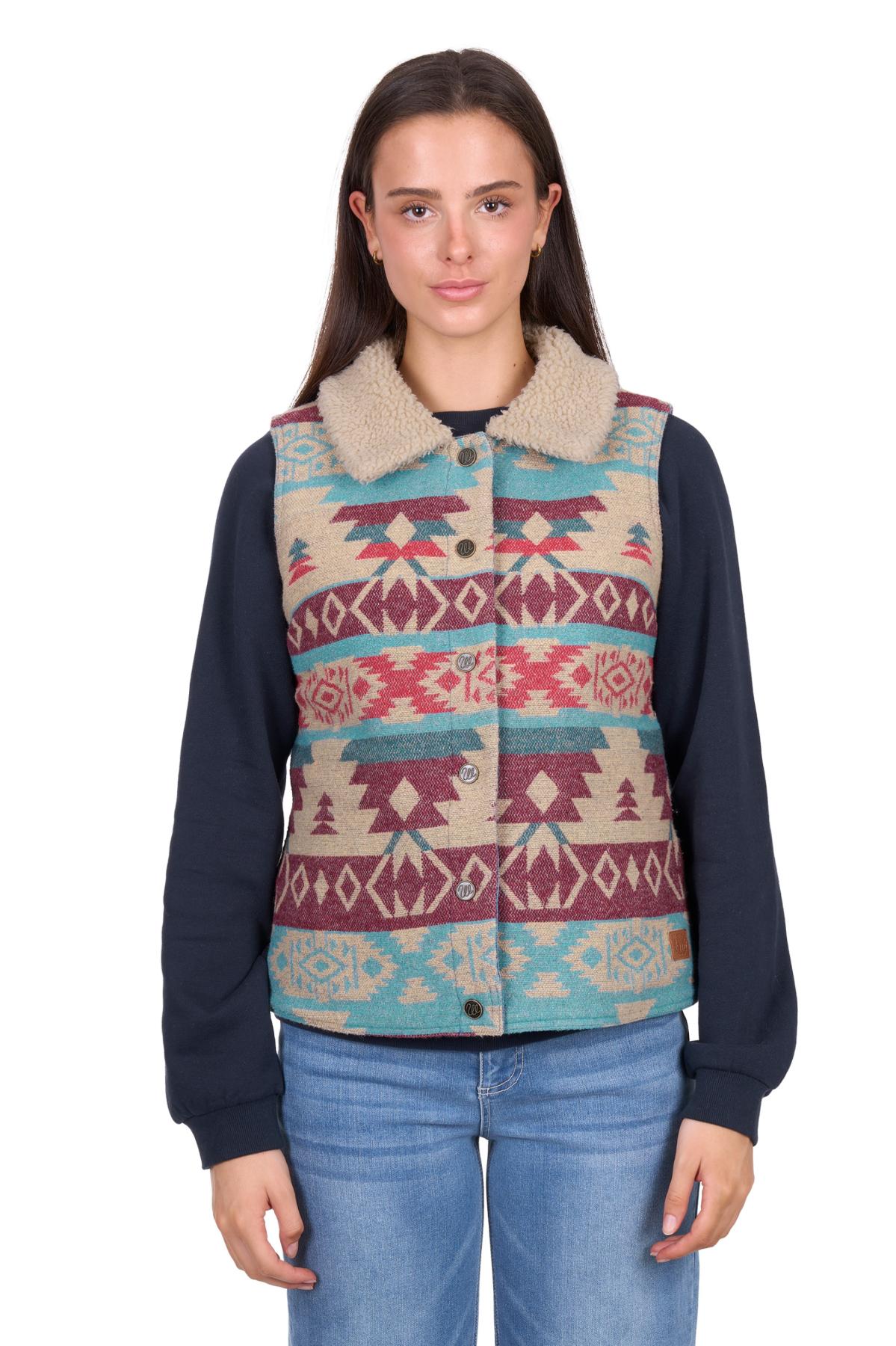 Wrangler Womens Dixie Denim Reversible Vest - Image 5