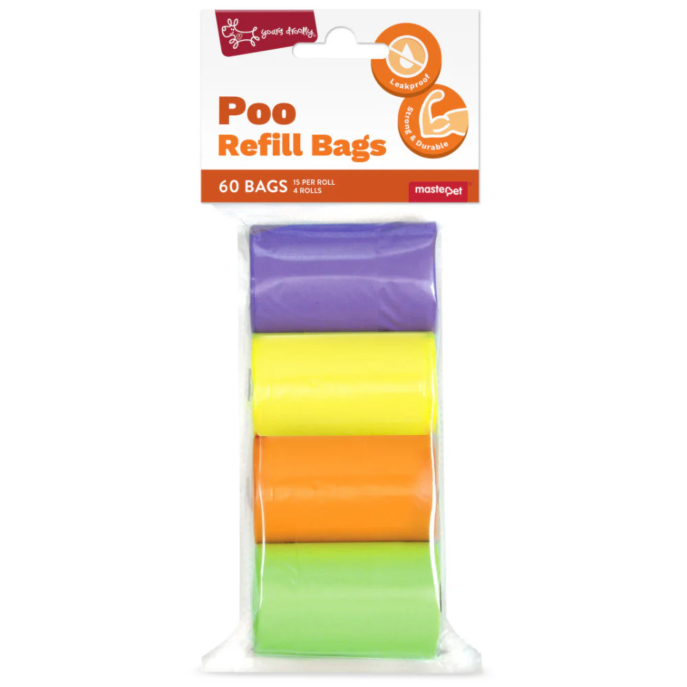 Yours Droolly Dog Waste Refill Bags 60 Bags - Image 2