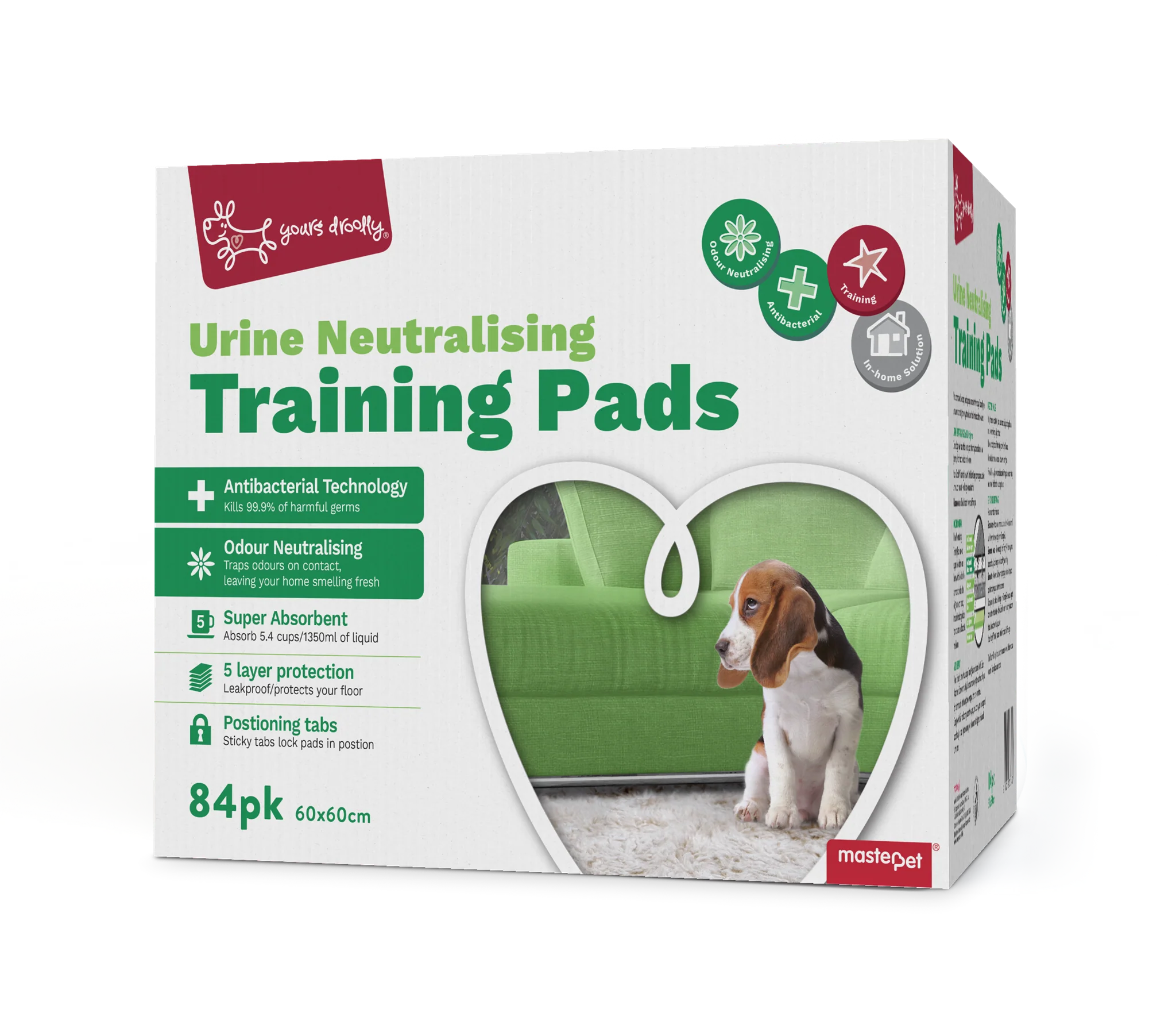 Yours Droolly Urine Neutral Pads - Image 2