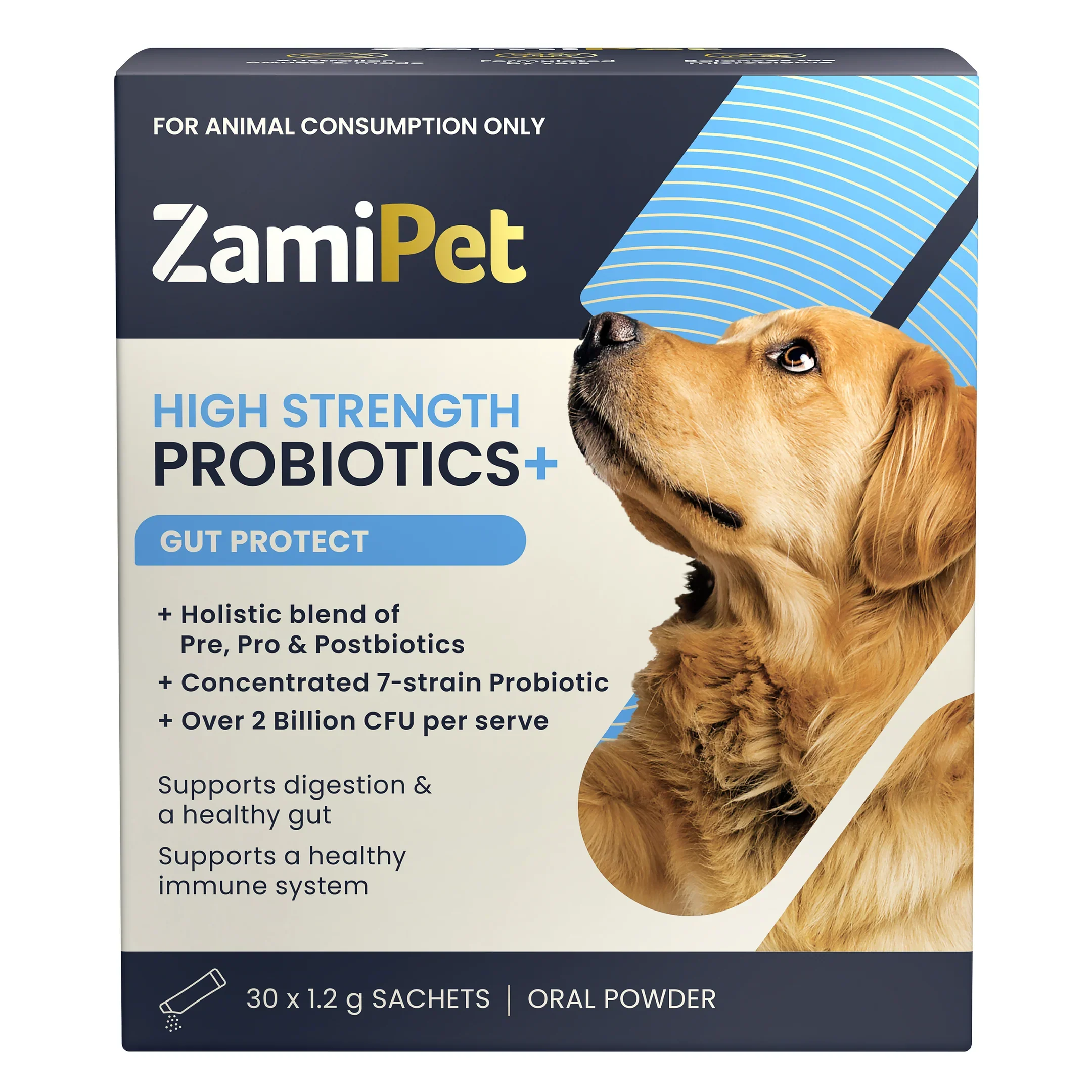 ZamiPet High Strength Probiotics Gut Protect 30x1.2g
