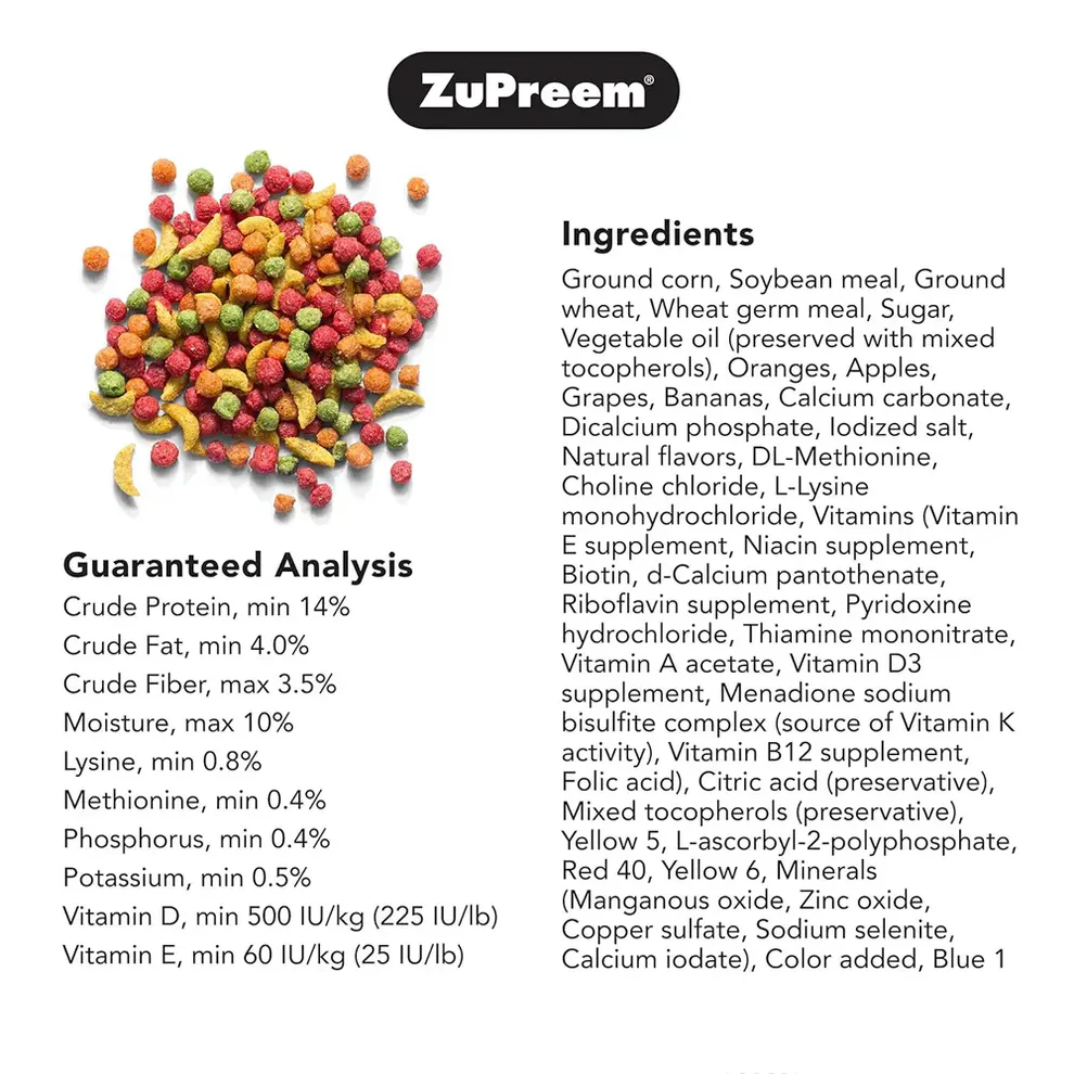 ZuPreem FruitBlend for Large Birds - Image 4