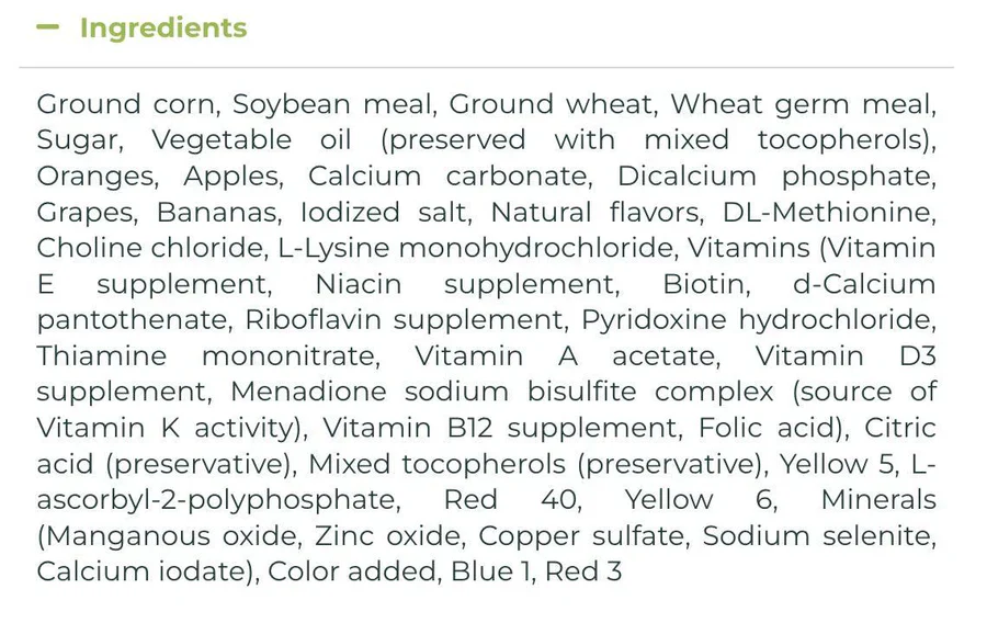 ZuPreem FruitBlend for Medium to Large Birds - Image 2