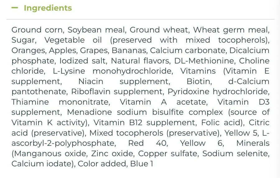 ZuPreem FruitBlend for Small Birds - Image 4